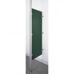 Bathroom partition Floor and Ceiling braced post and panel urinal screen