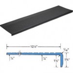 Rubber Stair Tread 633 for Exterior Use.